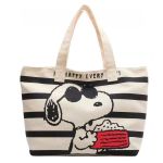 Women's Tote Bag - Large Capacity - Houndstooth Canvas Bag