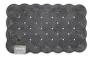 Doormat Rubber Plaited Rope Silver 45X75CM