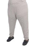 Ladies Stripe Pj Pants - 6XL Chcoal