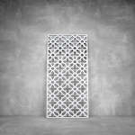 Wall Art D107 - 2000 X 1000 X 20 Indoor Matt Silver No
