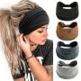 1PC Solid Color Stretchy Sports Headband Wide Version Yoga Hairband Multicolor Casual Women's Hairband Ideal Choice For Gifts