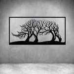 Rhino Tree Art - Grey H 500 Mm X L 1000 Mm
