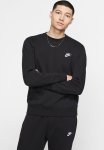Nike Sportswear Club Fleece Men's Crew - Black white
