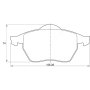 Kbc Brake Pads Front For Audi S4 - Spares Direct