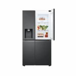 LG 635L Water And Ice Dispenser French Door Fridge Black – GC-J307CQFS