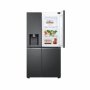LG 635L Water And Ice Dispenser French Door Fridge Black – GC-J307CQFS