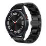 For Samsung Galaxy Watch 6 / 6 Classic Stainless Steel Metal Watch Band Black