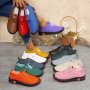 Women's Solid Color Casual Sneakers Slip On Lightweight Soft Sole Walking Shoes Comfort Low-top Daily Footwear
