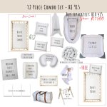 32 Piece Baby Cot Bedding Combo Custom Nursery Set