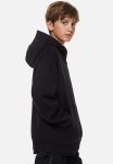 Zip-through Hoodie - Black