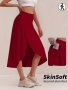 Women's Athletic Asymmetrical Split Skirt Casual Sport Style Flowy A-Line Culottes High-Waisted With Mid-Calf Length Comfort Fit For Running & Leisure Activities