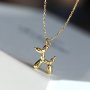 1pc Hip Hop Couple Necklace Jewelry Creative Balloon Dog Pendant Necklace For Men Women