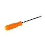 Screwdriver Orange Handle Flat 6”