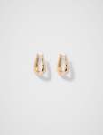 Diane Hinge Gold Plated Hoop Earrings - 0 Gold Plated