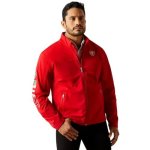 Ariat Men's New Team Softshell Mexico Water Resistant Jacket Red