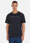 Tommy Hilfiger Tjm Reg Linear Logo Tee Ext - Dark Night Navy
