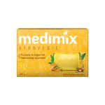 Turmeric And Argan Oil Soap Ayurvedic Skin Clarifying 125G - Anti-bacterial Bathing Bar For Deep Blemish Cleansing Natural Glow