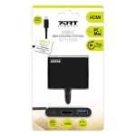 USB Type-c To 1 X HDMI|1 X USB3.0|1 X Type-c 60W Pd Dock – Black