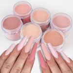 Nocis Nude Acrylic Powder For 3D Carved Nail Art - Unscented Diy Extension Kit For Beginners & Pros - Long-lasting Easy To Use V