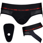 Jock Harness - Black & Red - XS