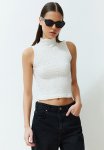 Fitted Stretchy Blouse - Ecru