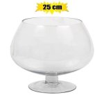 Vase Glass Footed 25X25CM Asstd