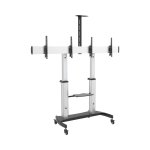 Bracket Dual 37-60INCH Av Trolley Stand 50KG 1.6M