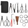 15 Pcs Bonsai Entry Tool Set Gardening Shovel Carbon Steel Potting Tool Kit