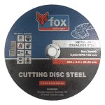 Fox Profesional Cutting Disc 23CM Steel