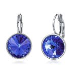 Cde Birthstone December Earring With Swarovski Crystals