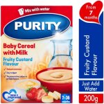 Purity Second Foods Baby Cereal With Milk Fruity Custard 200G