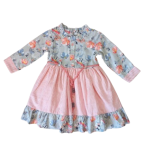 Baby Girl Dress And Nappy Cover - Soft And Comfortable Dress