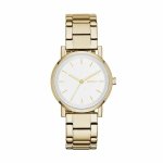 DKNY Soho Gold Round Stainless Steel Women's Watch NY2343
