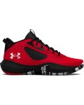 Unisex Ua Lockdown 6 Basketball Shoes - Red 6