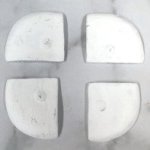 JP632 White Resin Suitcase Corner White 4X