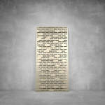 Wall Art D044 - 2000 X 1000 X 20 Indoor Matt White Warm White