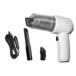 FL-8803 Portable Handheld Car Vacuum Cleaner Style: 12V Car Plug-in White