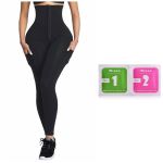 Bundle-wntco Hook Tummy Snatch High Waist Leggings With Pockets
