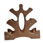 Lljsszr Dumbbells Rack Home Gym Dumbbell Weight Stand Organizer Space Saving Shelf Triangle Shape Pp Material Suitable For Stren