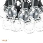 Solac Solar Powered Retro Bulb String Of 10 20 LED Lights - 20 LED Lights