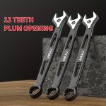 Quick Wrench Double-ended Open-ended Wrench Tool Set Stay Wrench Fork Opening Labor-saving Industrial Wrench Set