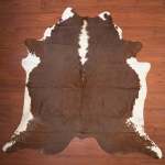 Aa Grade Cow Hide 520 Brown white XXL - Extra Extra Large Brown white Panelled