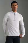 Quarter-zip Active Top - XL Light Grey