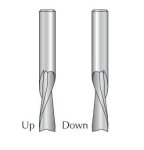 Straight 06.35 X 25.4 Spiral Uc - 2 Flute - 1 4" Shank