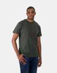 Embroidery Mil Green T-Shirt - XXL Black