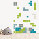 Tetris Blocks Pattern - Style 2