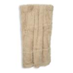 Beige Faux Fur Throw 140X180CM