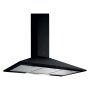 90CM Pyramid Style Cooker Hood Black 10/MISSY90BLK-C