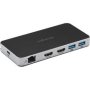 UH1460P Usb-c 5GBPS Dual 4K Driverless Mobile Dock With 85W Pass-through Power