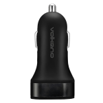 Volkano On-the-go 12W Dual USB Car Charger VK-PDQ205-BK